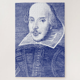 Puzzle William Shakespeare Portrait from First Folio