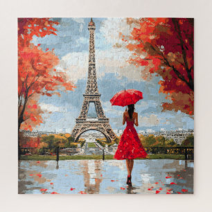 Puzzle Wind Romance Paris Chic Walk
