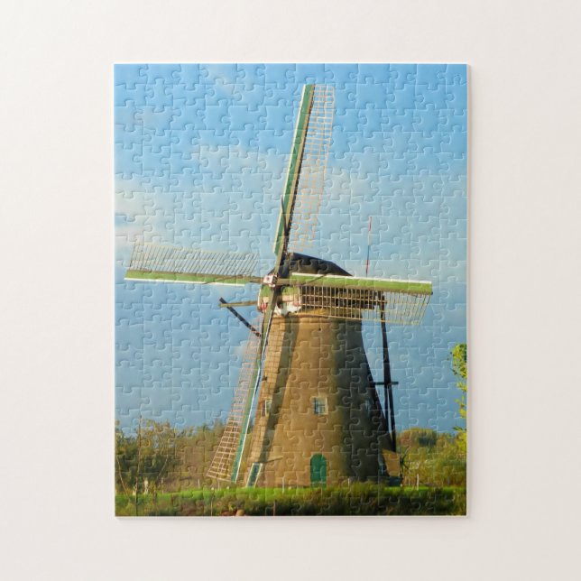 Puzzle Windmill Kinderdijk Pays-Bas (Vertical)