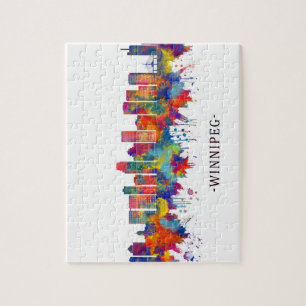 Puzzle Winnipeg Manitoba Skyline