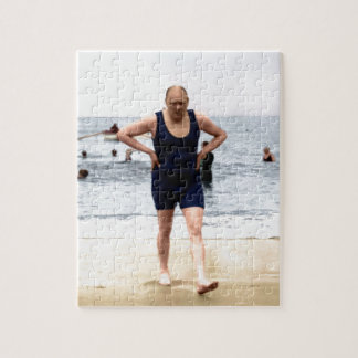Puzzle Winston Churchill au bord de la mer