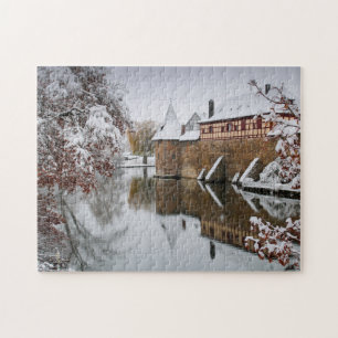 Puzzle Winter à Germany, Weissenburg, Bay.