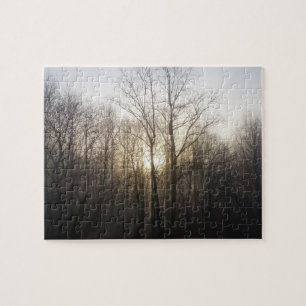 Puzzle Winter Fog Sunrise Nature Photographie