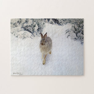 Puzzle Winter Hare (Rabbit), Bruno Liljefors