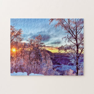 Puzzle Winter Wonderland Icy Forest Vermont