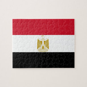Puzzle with Flag of Egypt