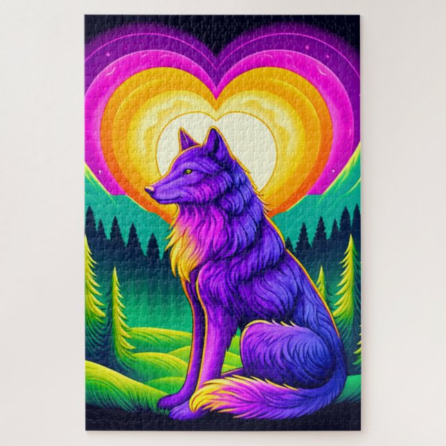 Puzzle Wolf Art (Vertical)