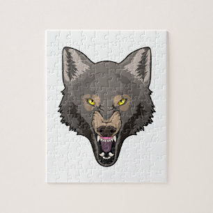 Puzzle Wolf en colère
