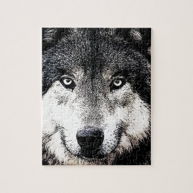 Puzzle Wolf Eyes (Vertical)