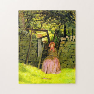 Puzzle Woman Waiting (par John Everett Millais)