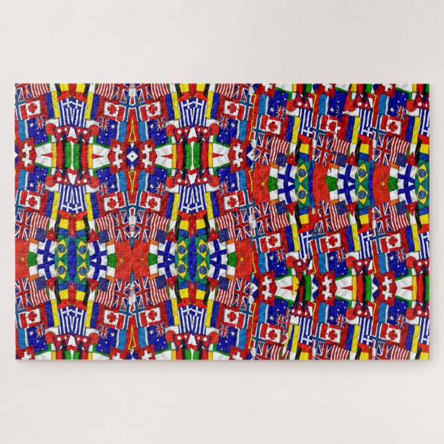 Puzzle World Flags (Horizontal)