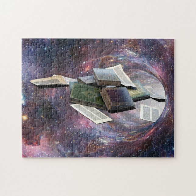 Puzzle Wormhole de livre (Horizontal)