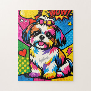 Puzzle « WOW ! Shih Tzu Pop Art »