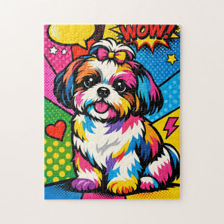 Puzzle « WOW ! Shih Tzu Pop Art »
