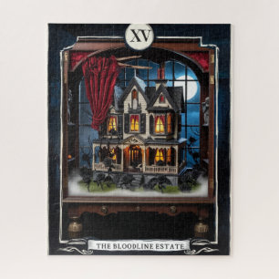 Puzzle XV L'Immeuble Sanglant - Tissus Familiaux, Tarot