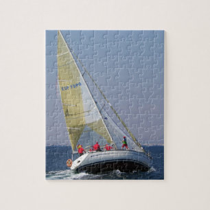 Puzzle Yacht d'emballage par derrière
