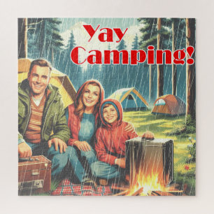 Puzzle Yay Camping Dans La Pluie