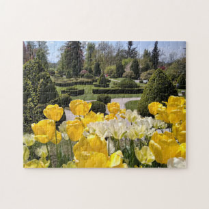 Puzzle Yellow Tulips from Arboretum Volcji Potok Slovenia