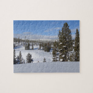 Puzzle Yellowstone Winter Landscape Photographie