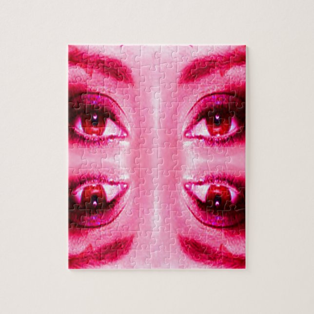 Puzzle Yeux rouges (Vertical)