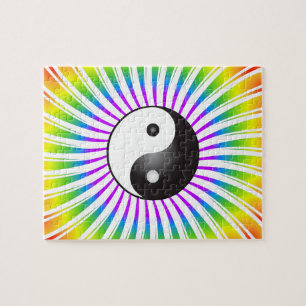 Puzzle: Yin Yang & Spiral Design