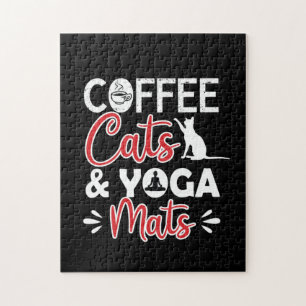 Puzzle Yoga Lover   Café Et Mats De Yoga