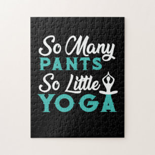 Puzzle Yoga lover Many Pants So little yoga