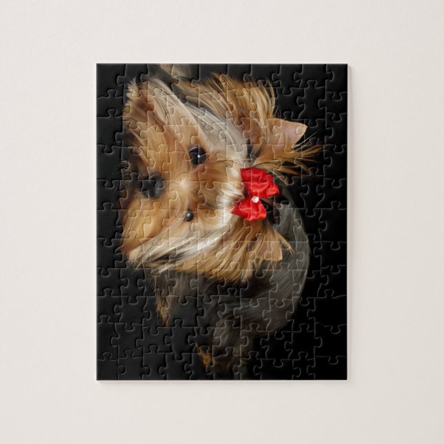 Puzzle Yorkie mignon (Vertical)