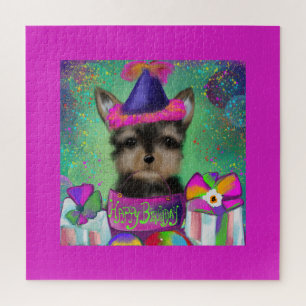 PUZZLE YORKIE POO ANNIVERSAIRE