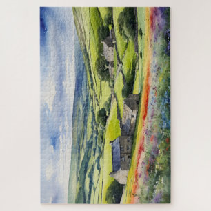 Puzzle "Yorkshire Meadowsong" Paysage Yorkshire Dales
