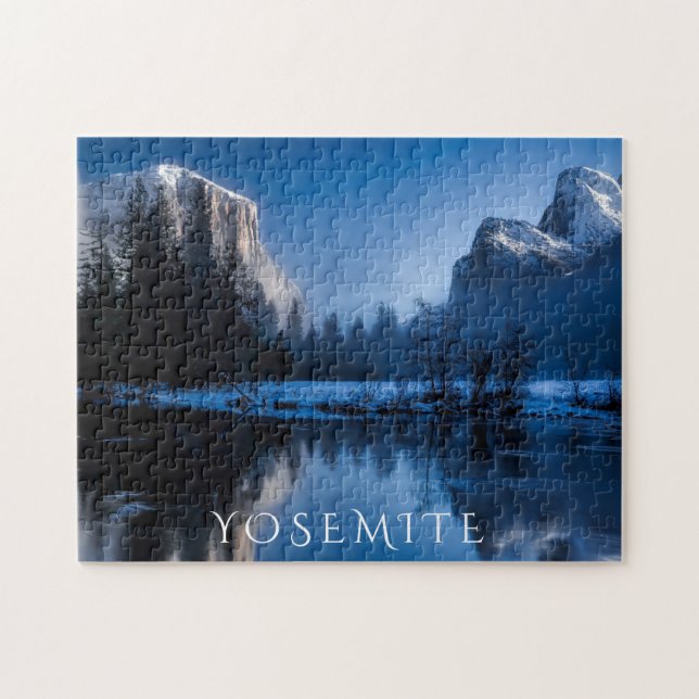 Puzzle Yosemite pittoresque en hiver (Horizontal)