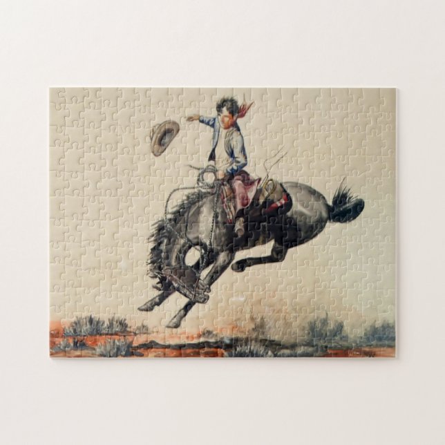 Puzzle "Young Cowboy" de Will James (Horizontal)