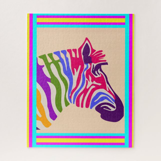 Puzzle Zebra (Vertical)