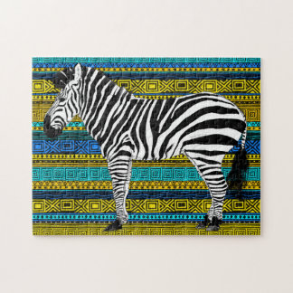 Puzzle Zebra 11x14 pour les personnes aveugles