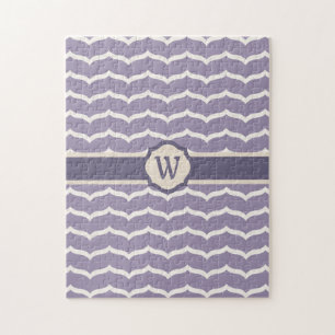 Puzzle Zigzag fleuri