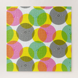 Puzzle Zigzags de brosse : Motif à main