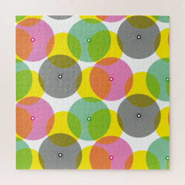 Puzzle Zigzags de brosse : Motif à main (Vertical)