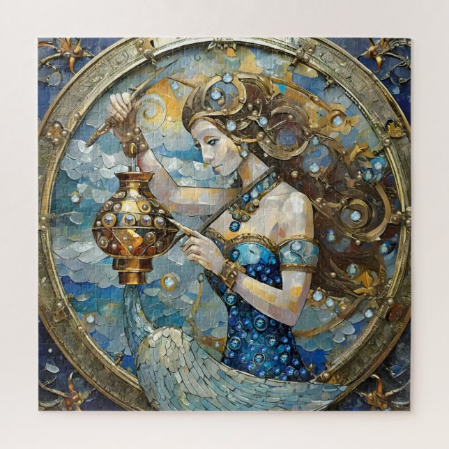 Puzzle Zodiac - Aquarius Le Porteur D'Eau (Vertical)