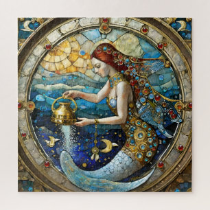 Puzzle Zodiaque - Verseau La Porteuse d'Eau Sirène
