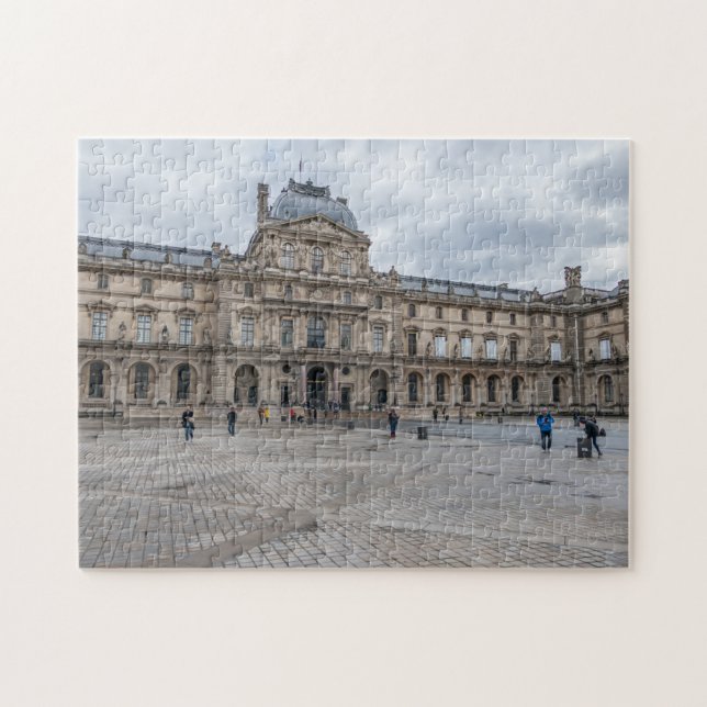 Puzzle zum Ausblick auf das Paris-Louvre-Museum (Horizontal)