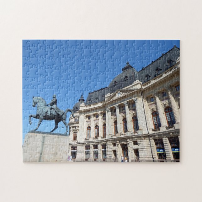 Puzzle zum Gebäude der Universität Bukarest (Horizontal)