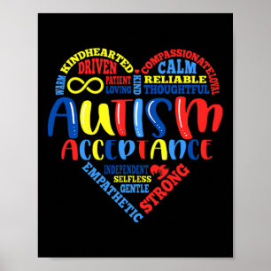 Puzzle zur monatlichen Unterstützung des Akzeptanz Poster
