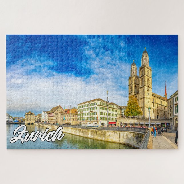 Puzzle Zurich, Suisse (Horizontal)
