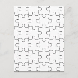Puzzlemotiv Postkarte