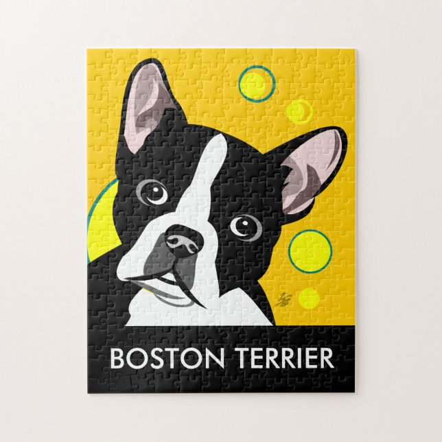 Puzzlen Bostons Terrier (Vertikal)