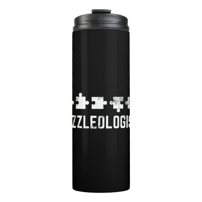Puzzleologin Thermosbecher (Vorderseite)