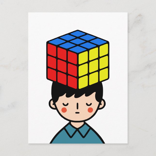 Puzzler Feiertagspostkarte (Vorderseite)