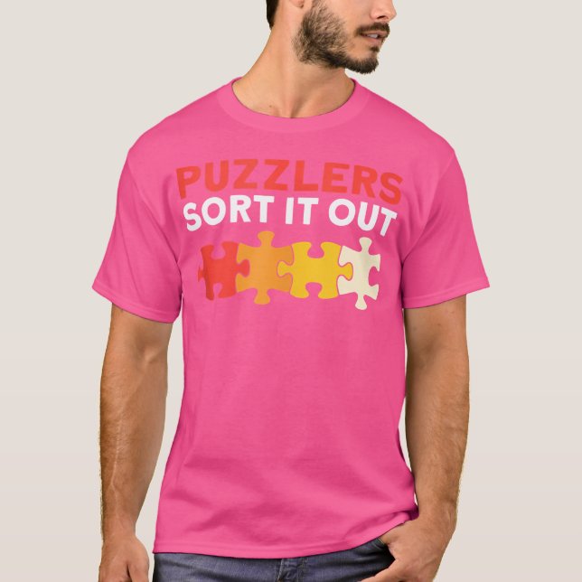 Puzzler sortieren es aus dem Puzzle T-Shirt (Vorderseite)