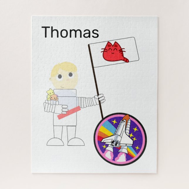 Puzzles Astronautenkatze (Vertikal)