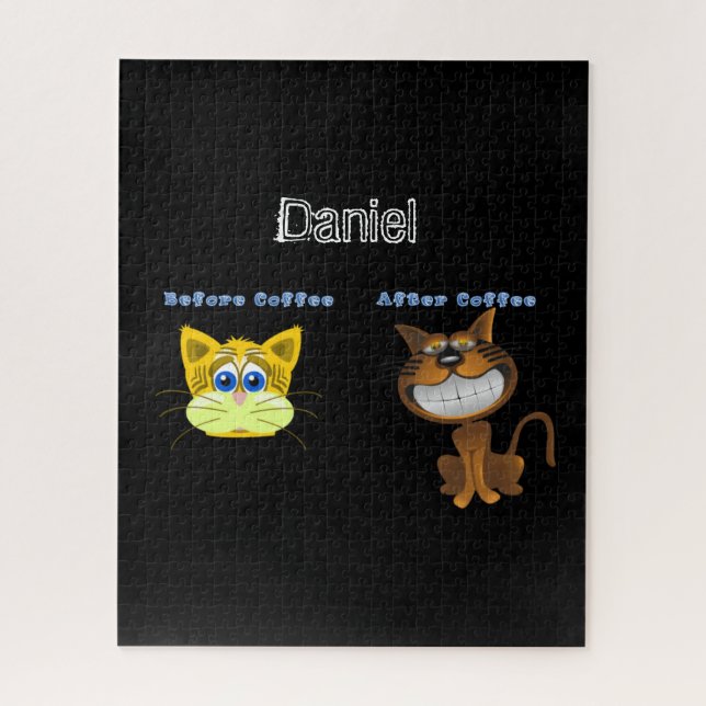 Puzzles avant et après les cafés (Vertical)